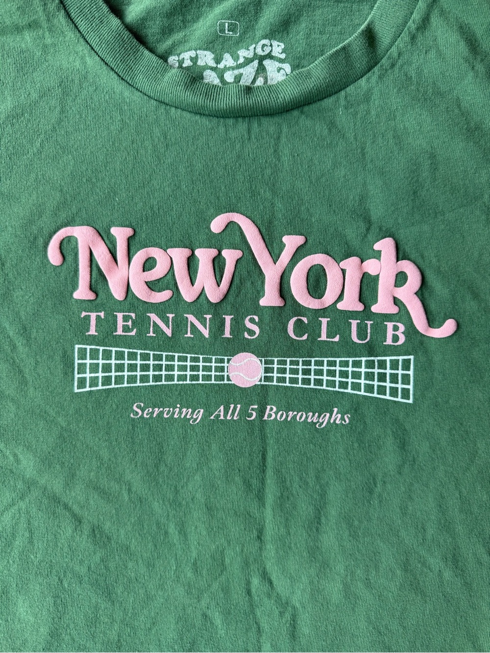 New York Tennis Club Tee with 3D Letters